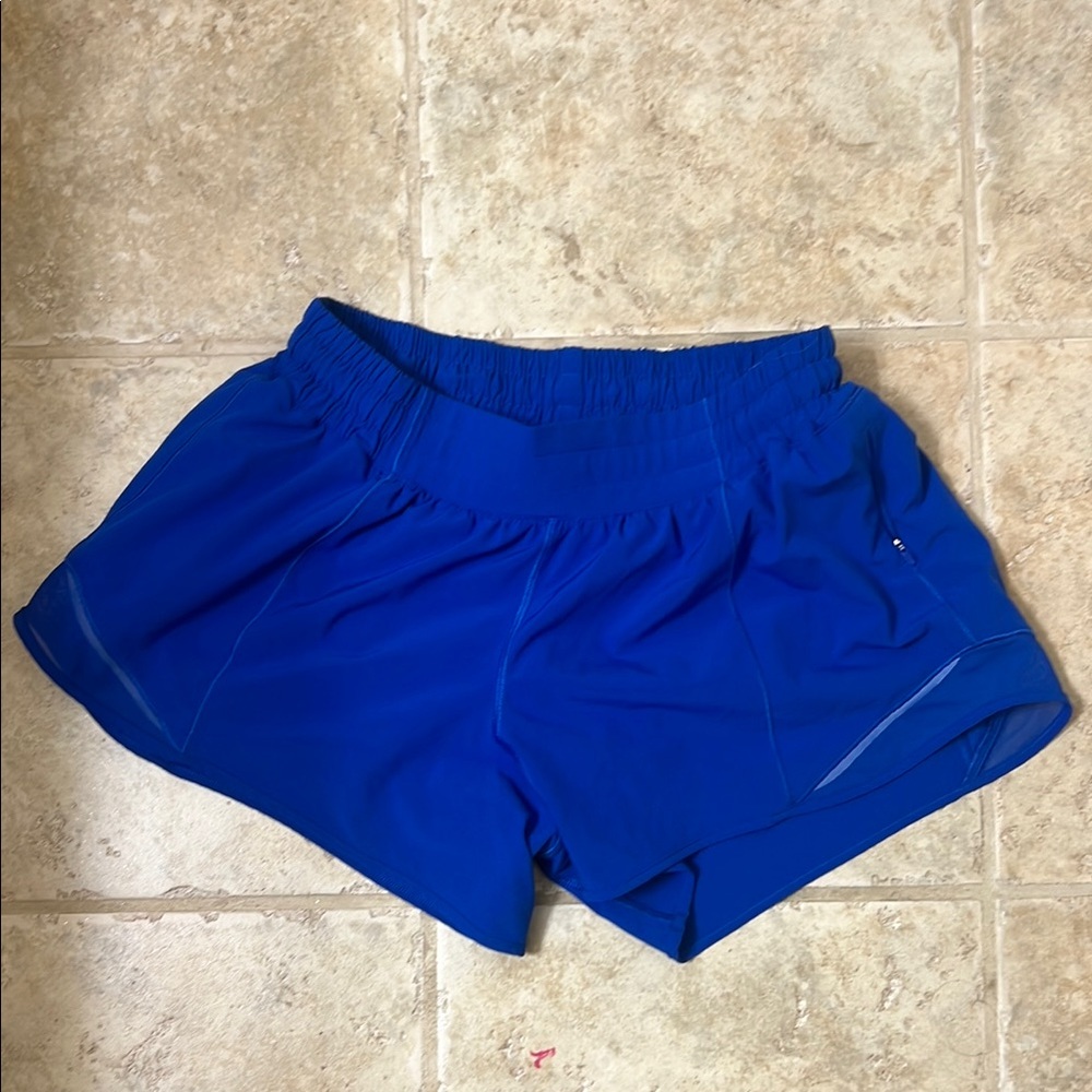 Blue Hotty Hot Lululemon shorts!